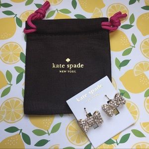 Kate Spade ALL WRAPPED UP Leverback Bow Earrings